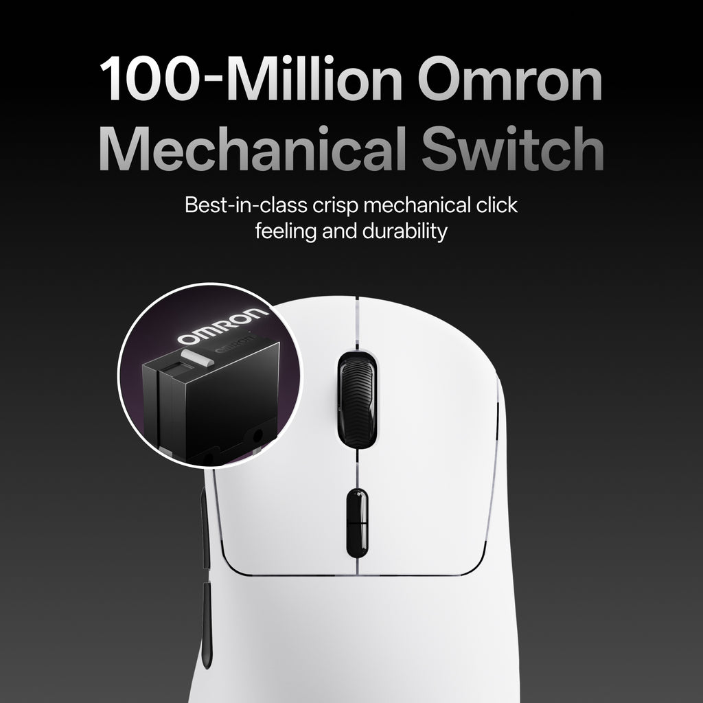 Rapoo VT3 Souris de jeu sans fil, taux d’interrogation sans fil réel 8K, légère 53 g, autonomie jusqu’à 750 h, microcontrôleur Nordic nRF54L15, commutateur mécanique 100 millions