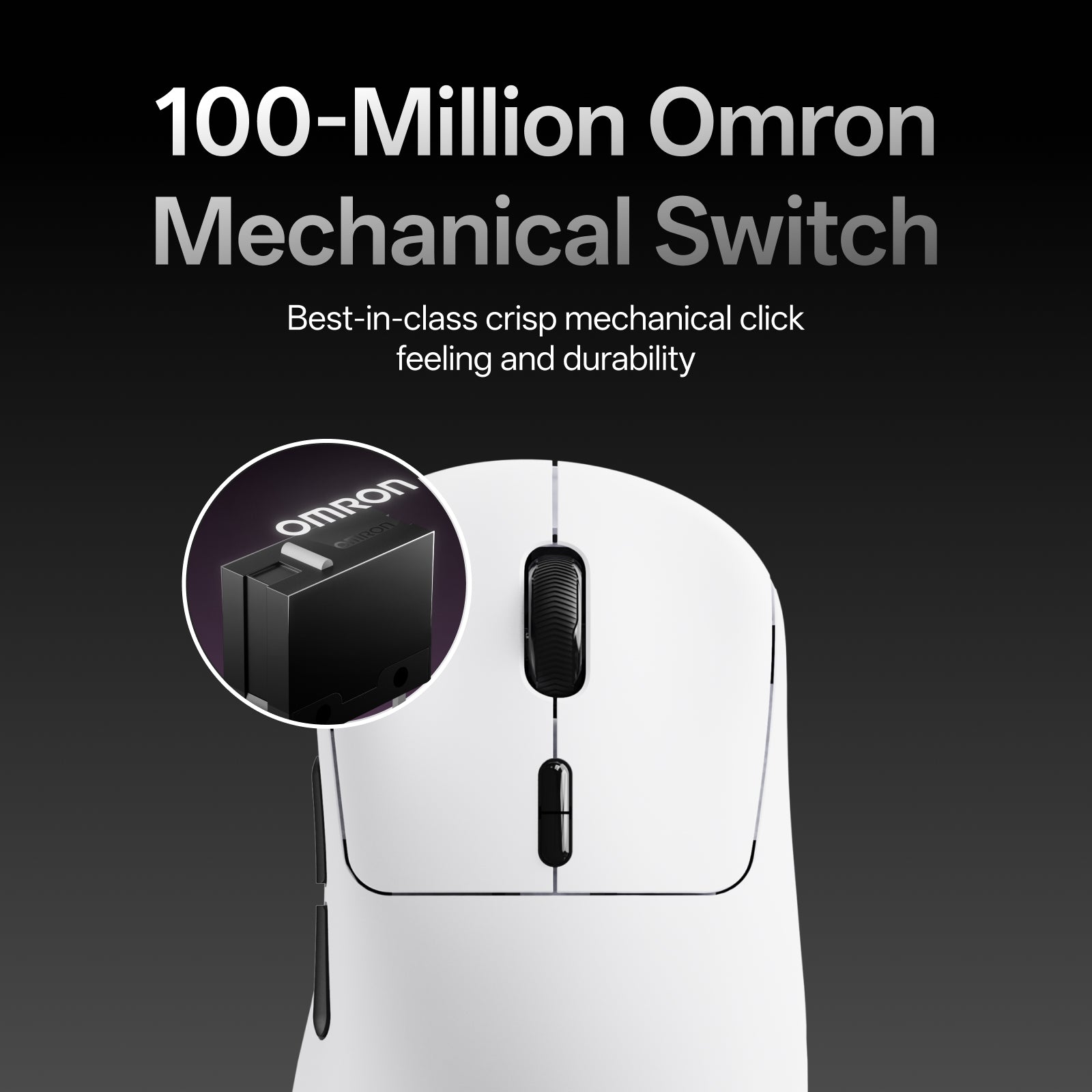 Rapoo VT3 Souris de jeu sans fil, taux d’interrogation sans fil réel 8K, légère 53 g, autonomie jusqu’à 750 h, microcontrôleur Nordic nRF54L15, commutateur mécanique 100 millions