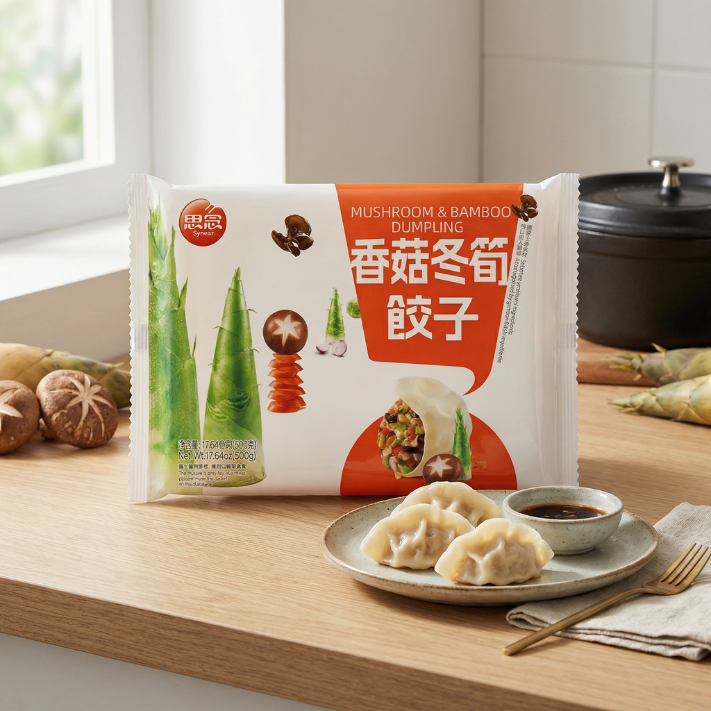 Synear Raviolis aux champignons et pousses de bambou - 500 g