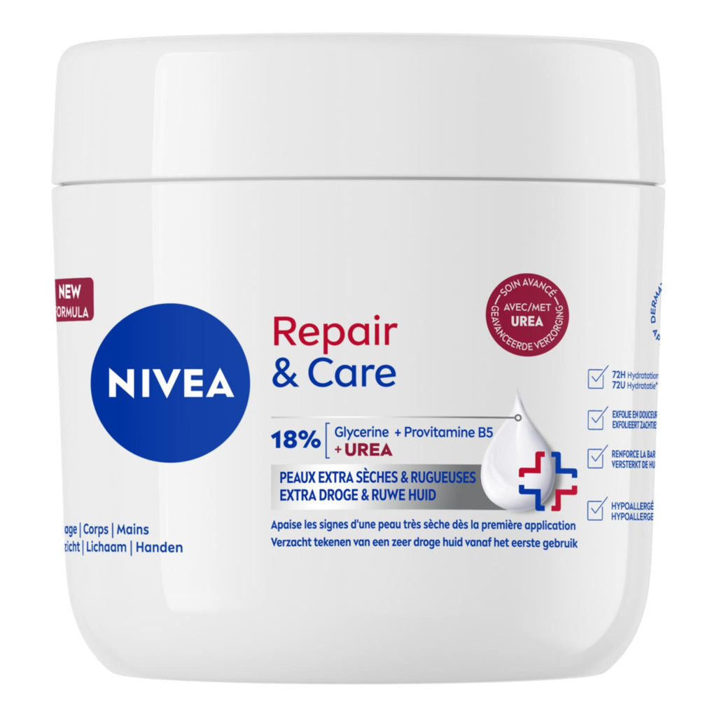 NIVEA Repair & Care Crème Multi‑Usages Urée Pot 400 ml