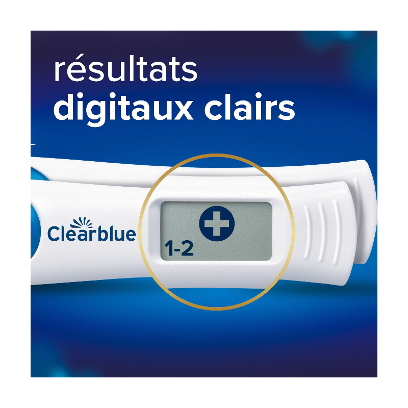 CLEARBLUE - Test de Grossesse avec Estimation de l'âge - 2 Unités
