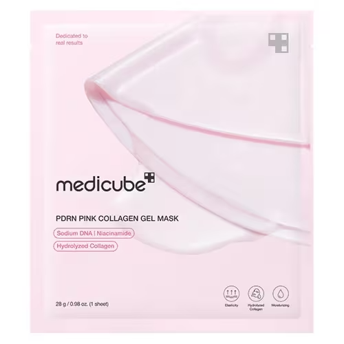 Medicube PDRN Masque Gel Collagène Rose 4 Pièces