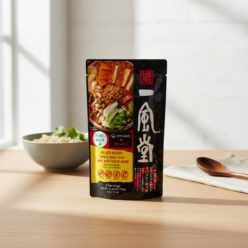 Daisho Ippudo Base de soupe pour fondue japonaise épicée Tan-Tan, 750 g