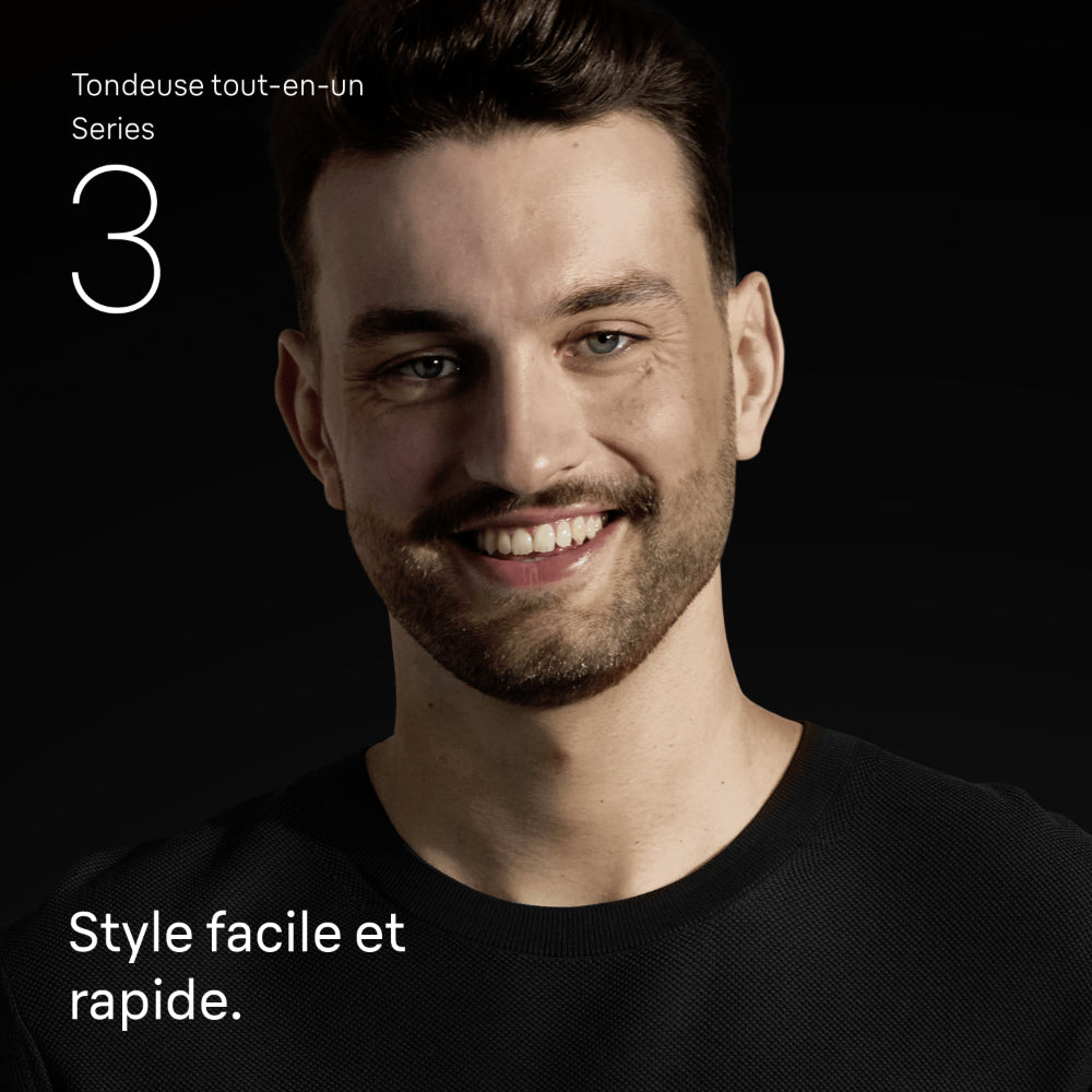 BRAUN MG Styler MGK3540 Tondeuse de finition polyvalente 5-en-1 avec lames auto-affûtantes