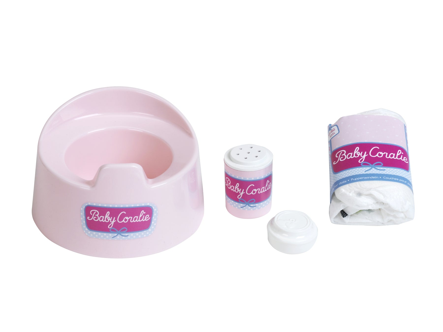 Theo Klein Bébé Coralie - Pot pour poupée avec accessoires