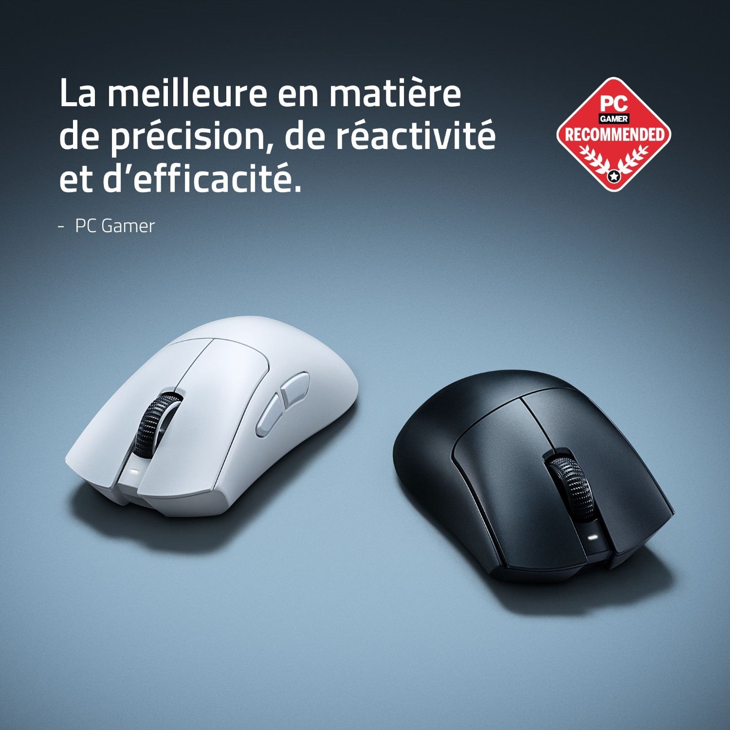 Razer DeathAdder V4 Pro Souris Gaming sans fil - 30000DPI, 8 Bouttons - Noir