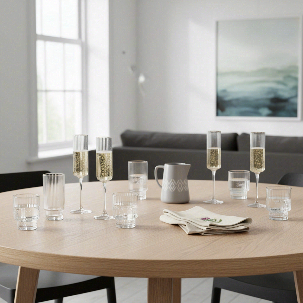 BJÖRN Set de verres complet LINJE - 24 pièces