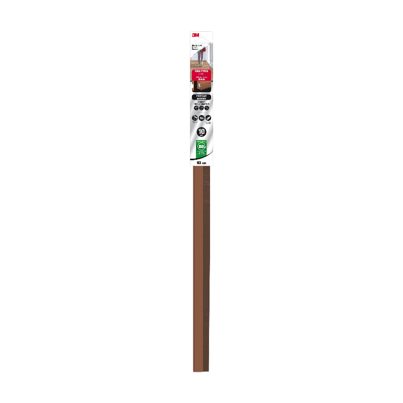 3M™Bas de porte sol Très irreg Adhesif Premium Marron Marron 0,93 m