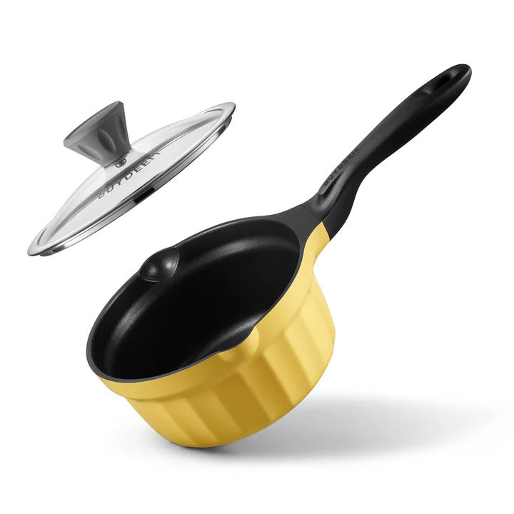 BUYDEEM Casserole en fonte d'aluminium antiadhésive, 1,9 QT