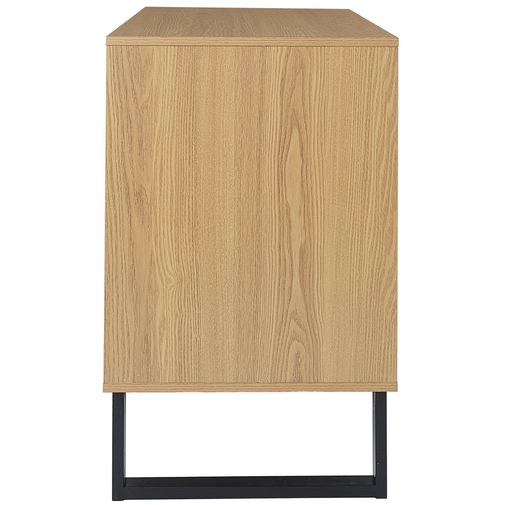 HOME DECO FACTORY Commode Calypso en MDF et métal