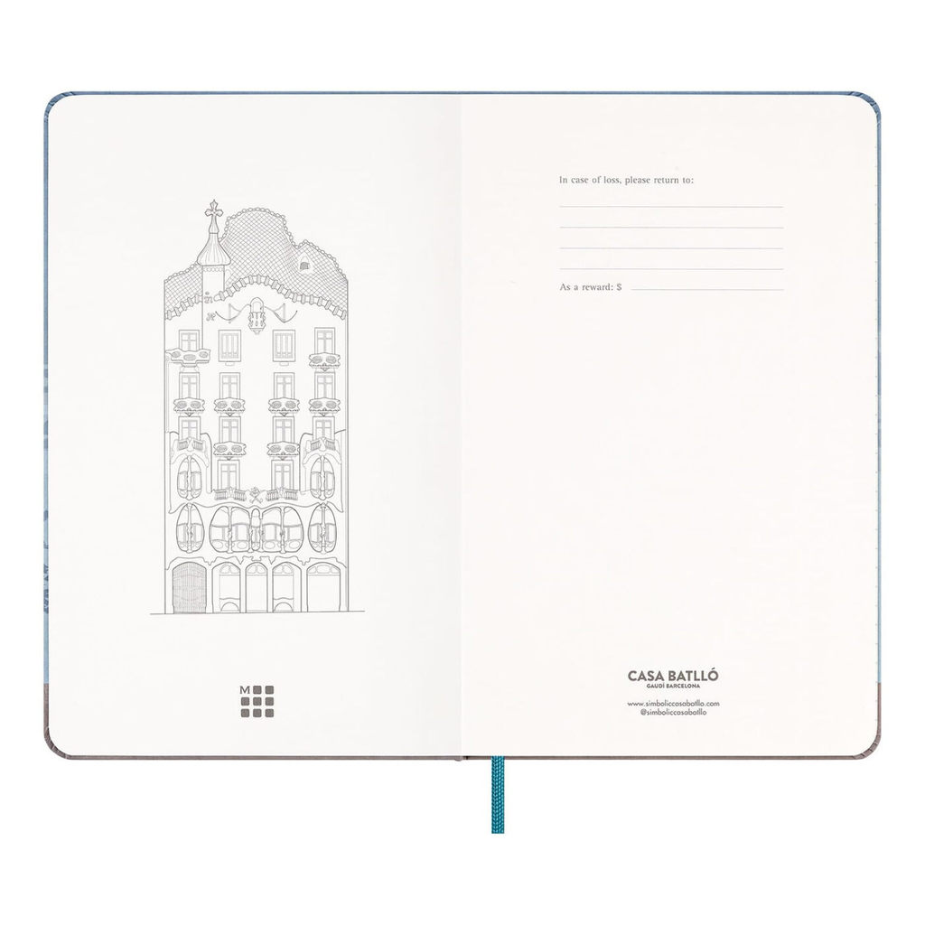 MOLESKINE carnet ligné grand format Casa Batlló