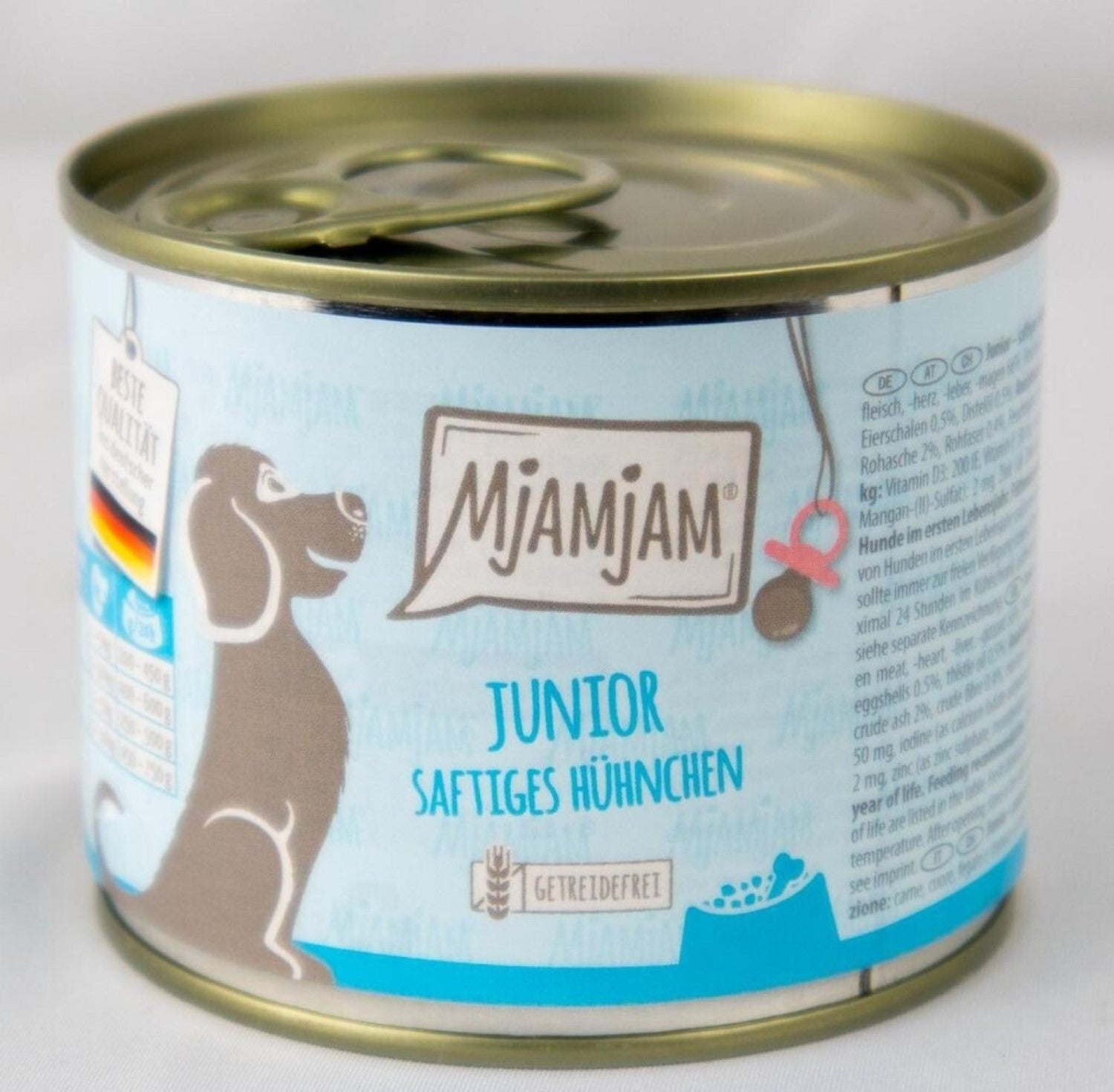 MjAMjAM Junior Nourriture humide pour chien poulet 200 g