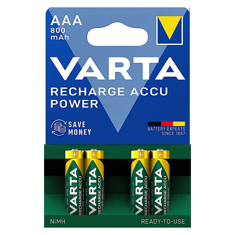 VARTA ACCU POWER AAA 800 x 4