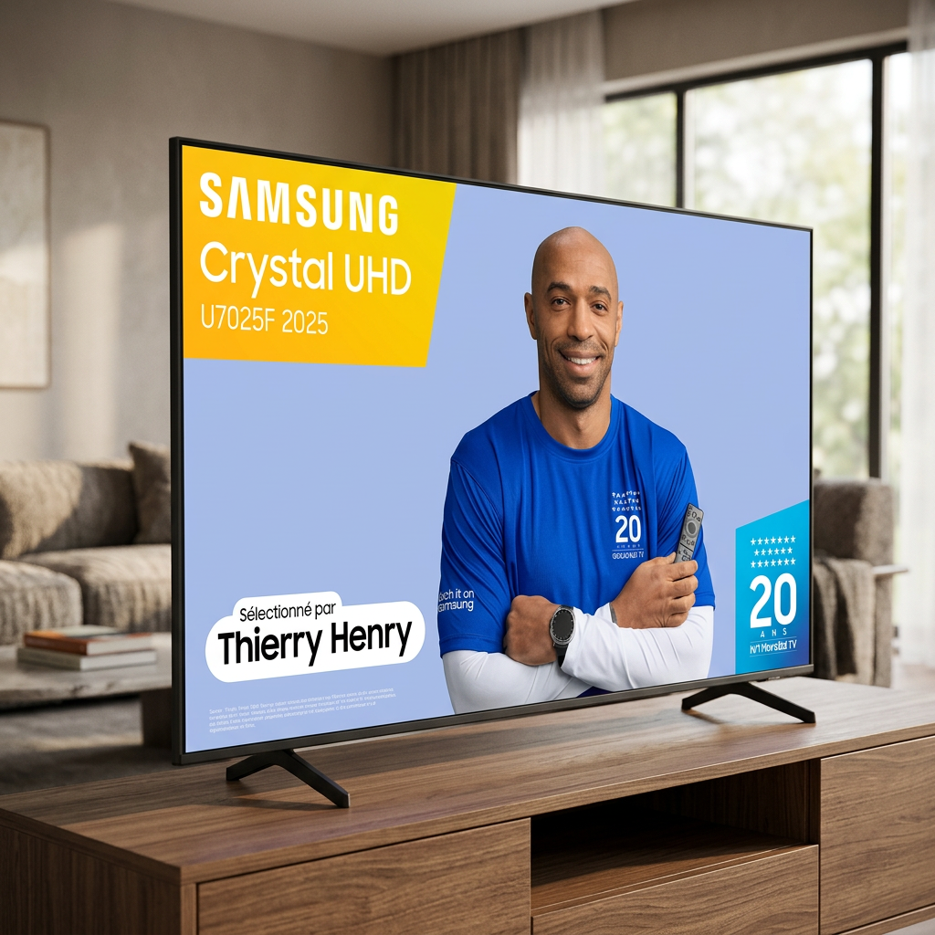Samsung TV TU65U7025F 65" 4K Crystal UHD