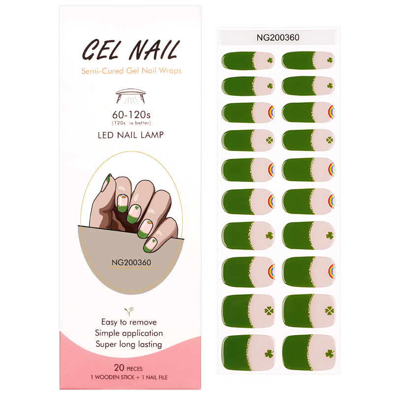 MeoMagic 14-155 Autocollants gels pour ongles - 20 pièces