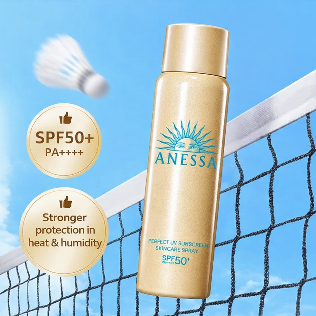 Anessa Gold Radiance Spray solaire multi-protection - 60 g
