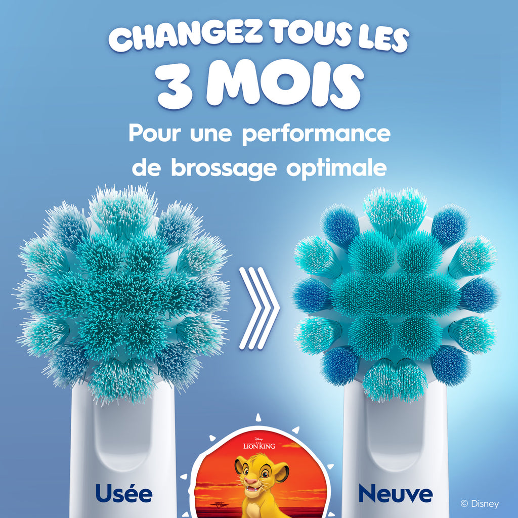 Oral-B Brossettes Le Roi Lion x4