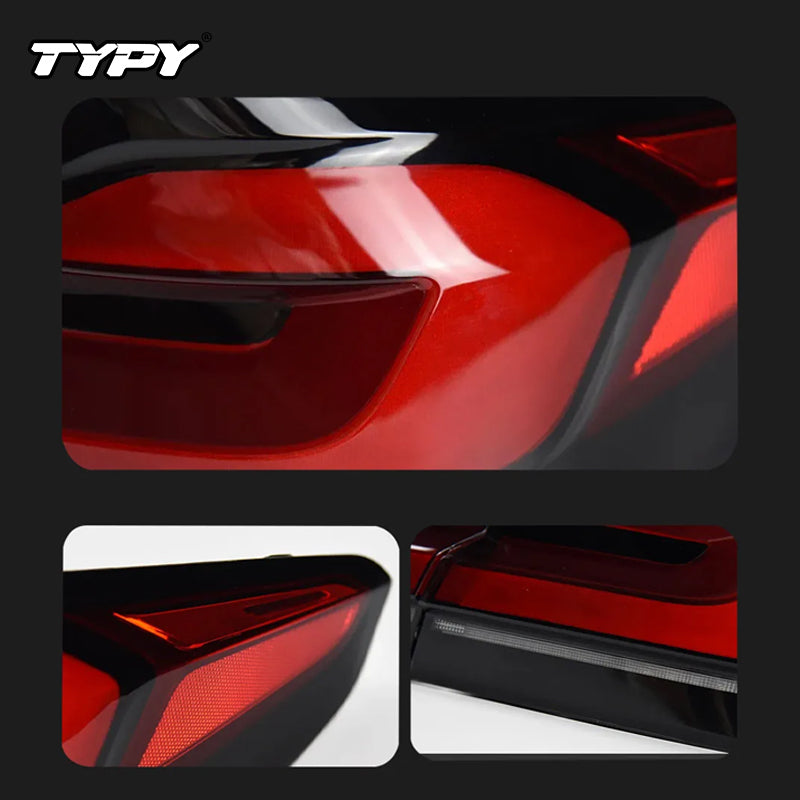 TYPY Feux arrière LED pour BMW G30 F90 Série M5, 2017-2020, avec clignotants séquentiels, ensemble de feux arrière