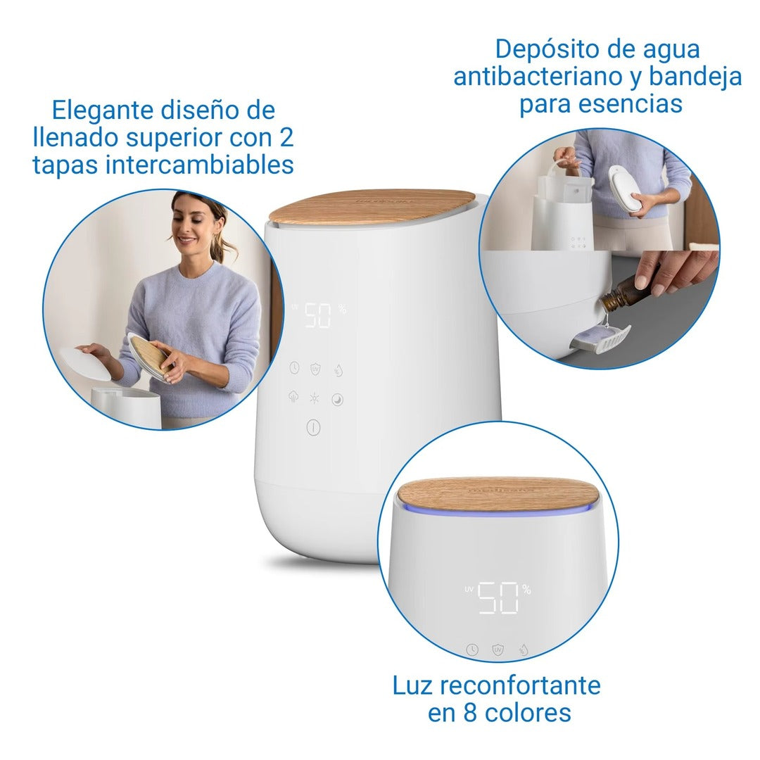 Medisana AH 680 Humidificateur d'air avec diffusion d’arômes et éclairage bien-être