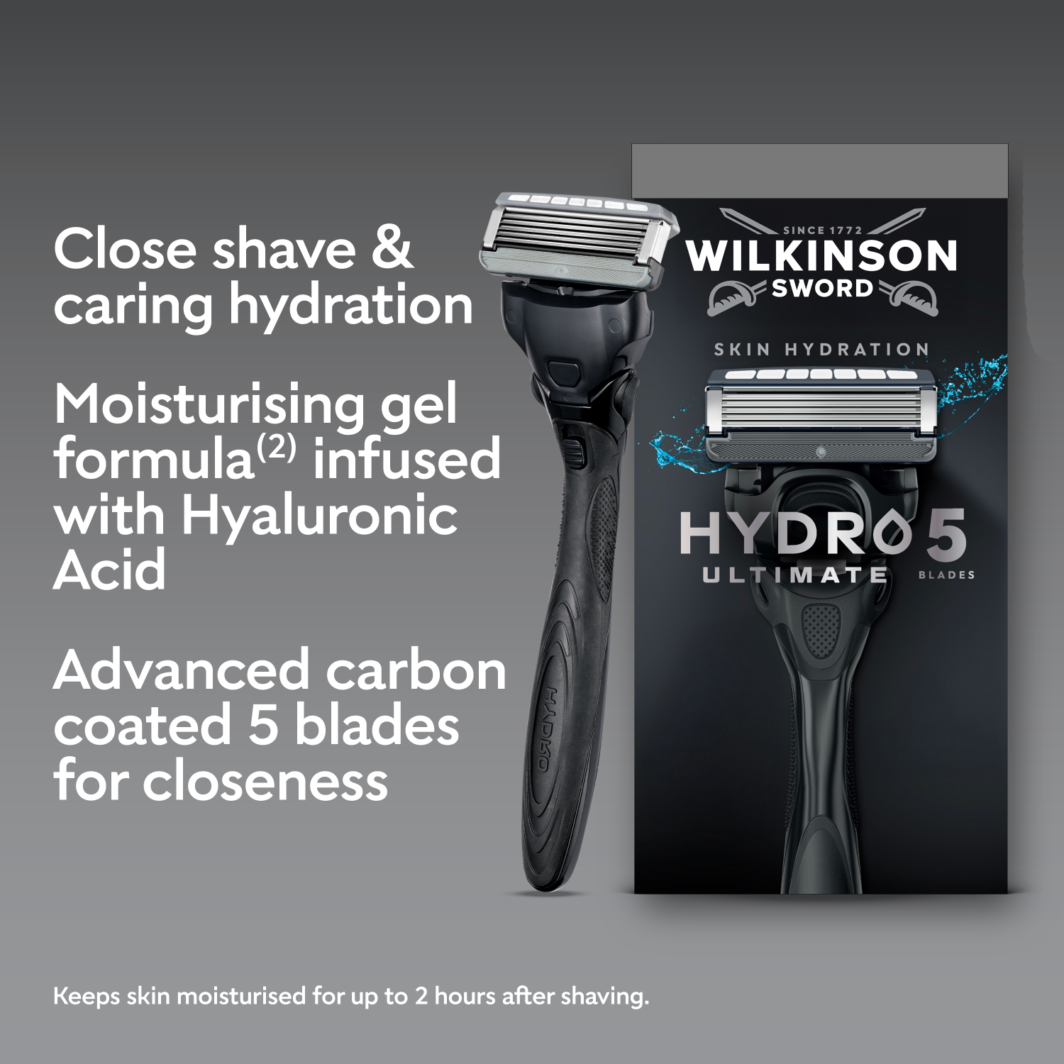 WILKINSON SWORD Hydro 5 Ultimate - Rasoir Pour Homme - 1 Manche + 5 Recharges
