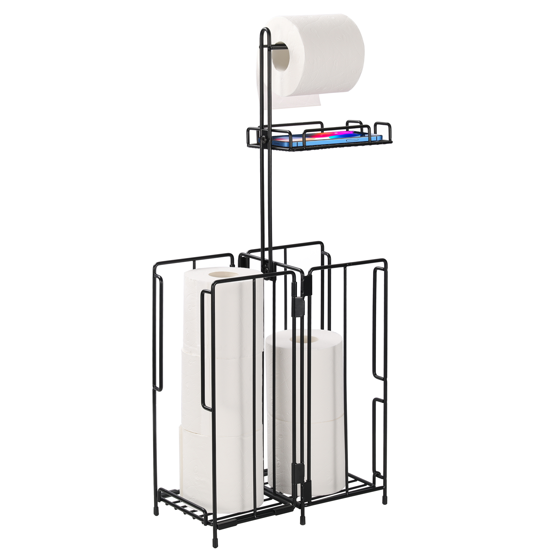 SRD Porte-essuie-tout pliable double face à poser au sol, multi-niveaux, Vente de Nouvel An, Meilleurs cadeaux