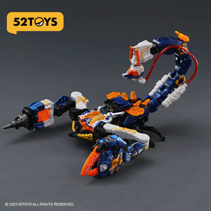 52TOYS BEASTBOX Série Scorpion Tempête Figurine Méca Transformable Tendance Décoration de Bureau Jouet de Collection À Partir de 14 Ans
