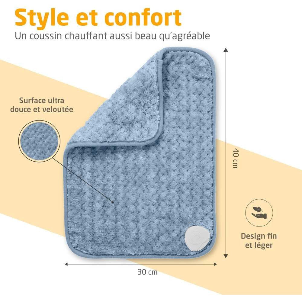Medisana HP 515 Coussin chauffant ultra-doux 4 réglages - Bleu