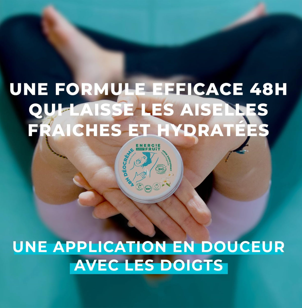 ENERGIE FRUIT Déocrème 48h Monoï Bio Pot 45 g