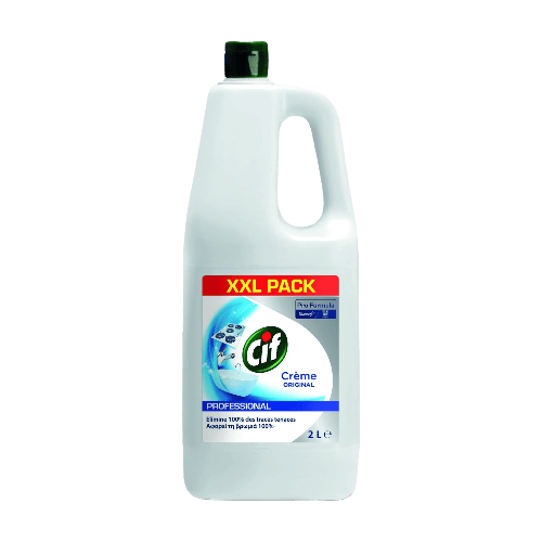 CIF Crème à récurer professionnelle non abrasive rinçage facile multi-surfaces 2 L