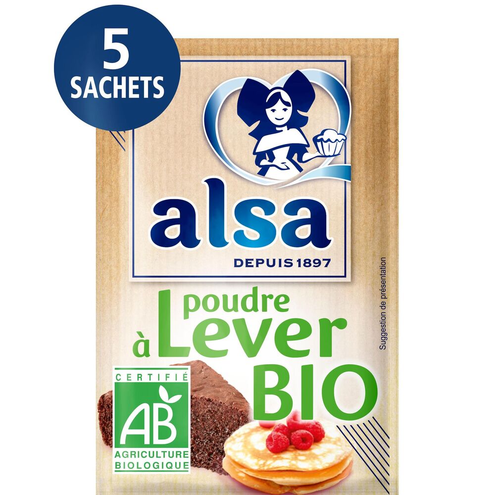 ALSA levure - poudre a lever bio 50g