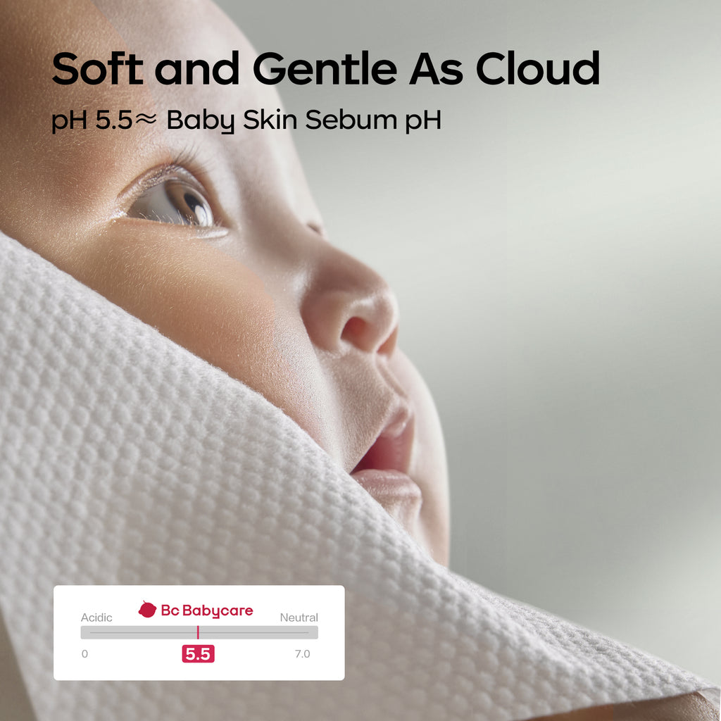 Bc Babycare Lot de 60 lingettes humides - 6 x 10