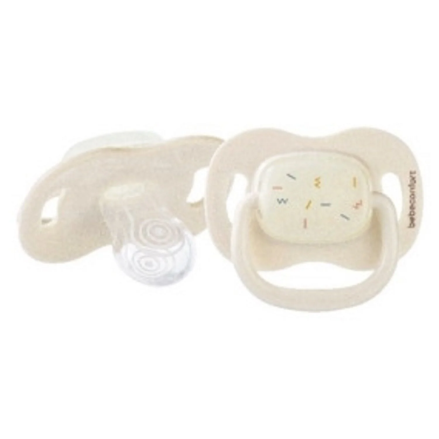 BÉBÉ CONFORT Sucette symétrique en silicone Sable 2 pièces