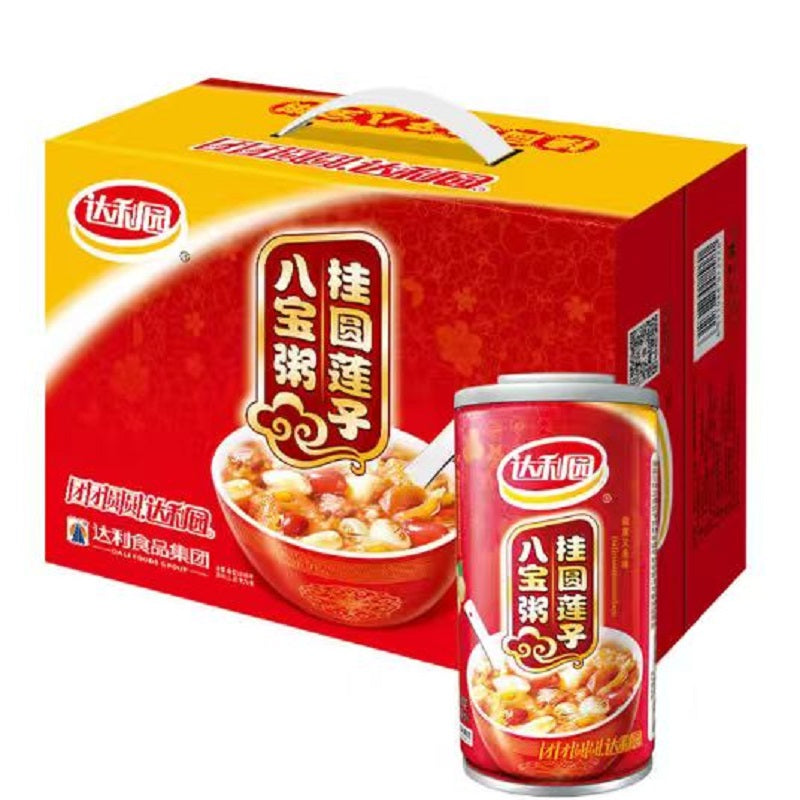 Daliyuan Bouillie de riz aux huit trésors aux dattes chinoises et aux graines de lotus 360 g x 12