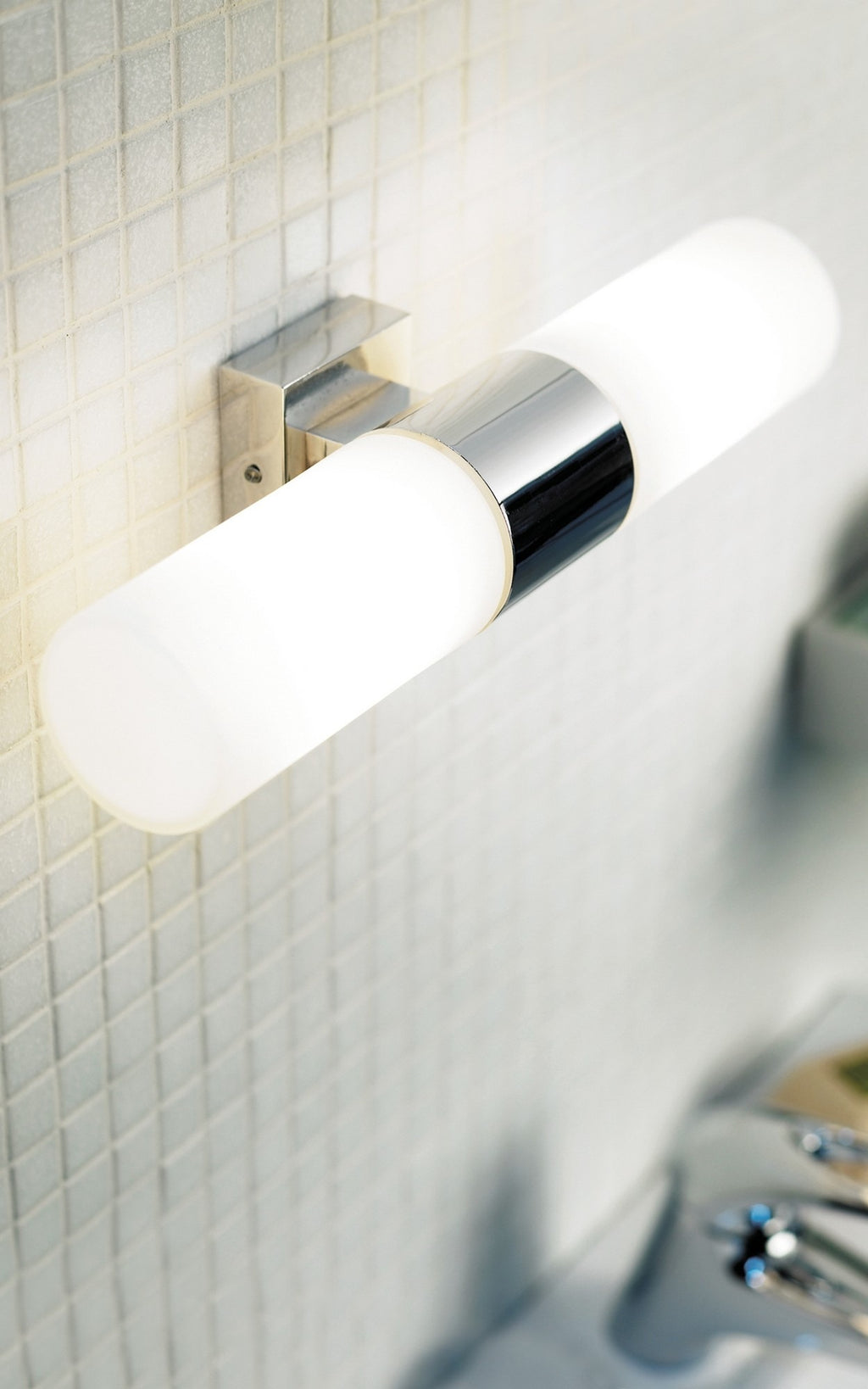 Applique murale TANG Double - E14 verre chromé IP44 Salle de bain - Nordlux, Intérieur