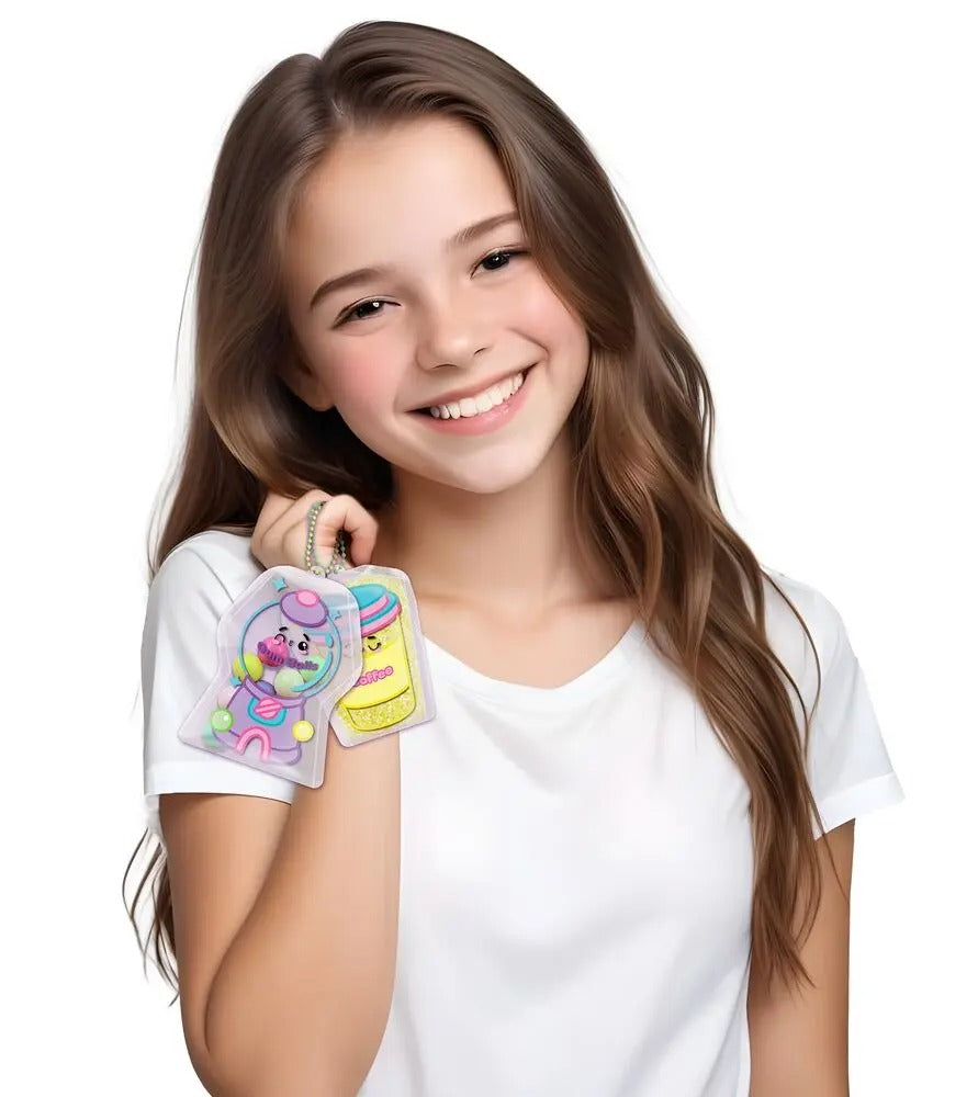 WT&T Squishy Magic Porte-Clés avec Machine Electronique