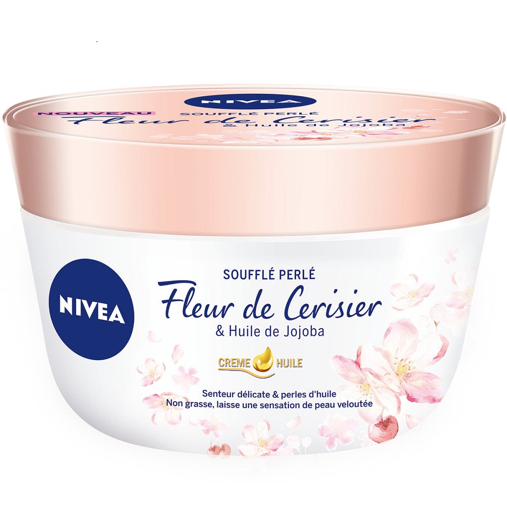 NIVEA Beurre corporel fleur de cerisier et huile de jojoba 200 ml
