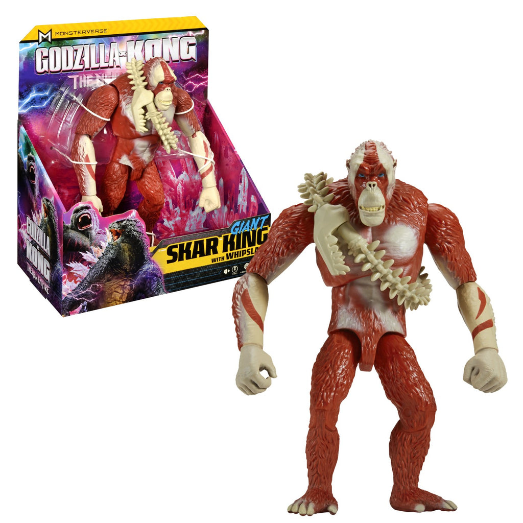 MONSTERVERSE Monsterverse - Godzilla x Kong, Figurine articulée, 28 cm, Skar King, Pour les enfants à partir de 4 ans, MN3003
