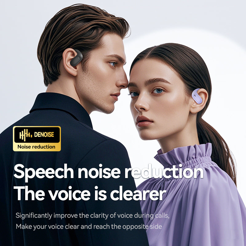 VoxorAI M112 Écouteurs Noir Écouteurs de sport Écouteurs de traduction IA Bluetooth Prise en charge traduction en temps réel 150 langues Adaptés aux études voyages et affaires