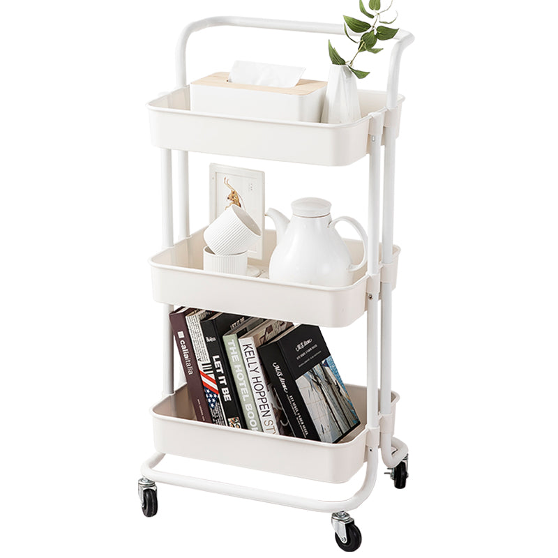 Maxcook Étagère de rangement 3 couches blanche MCWA982