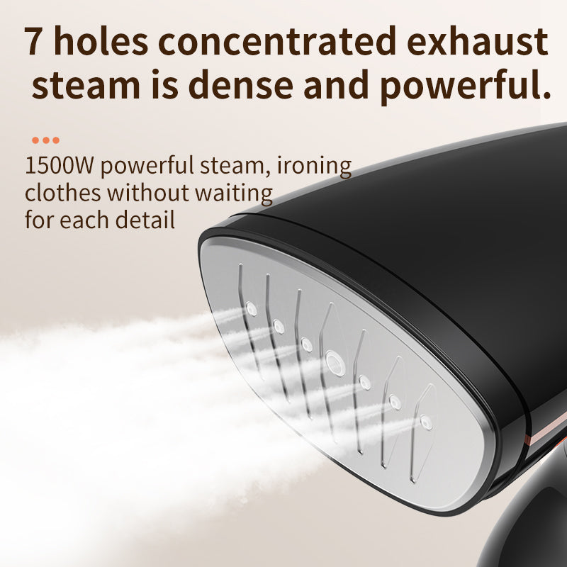 BUFFi5 JOY Défroisseur vapeur à main 1500-1780 W, réservoir d’eau de 320 ml, noir