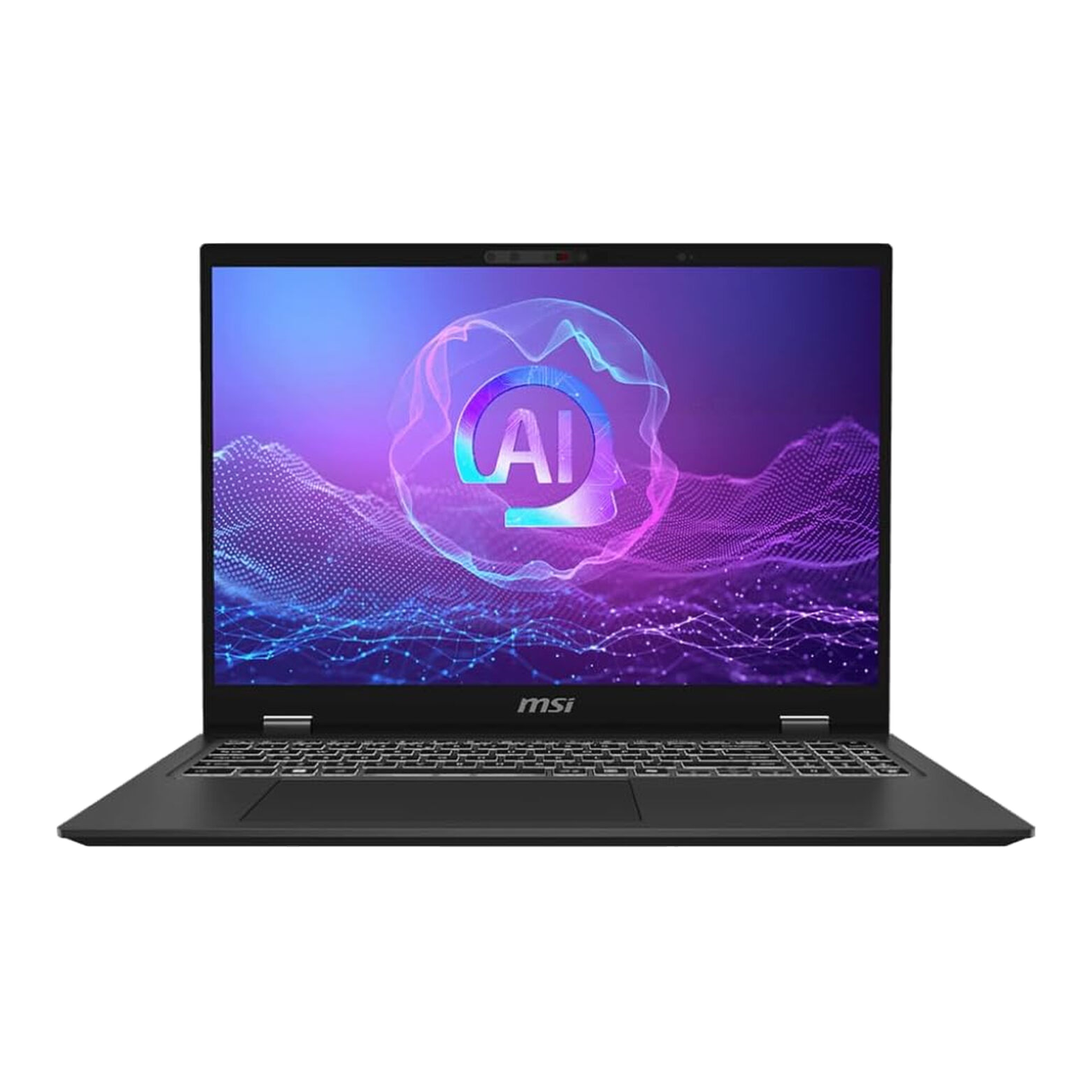 MSI PrestigePro 16 AI B2HVEG-259FR Ordinateur portable 16" UHD+ OLED 60 Hz, Intel Core Ultra 9 285H, NVIDIA GeForce RTX 4050, 32 Go de RAM, SSD 1 To, Windows 11 Pro