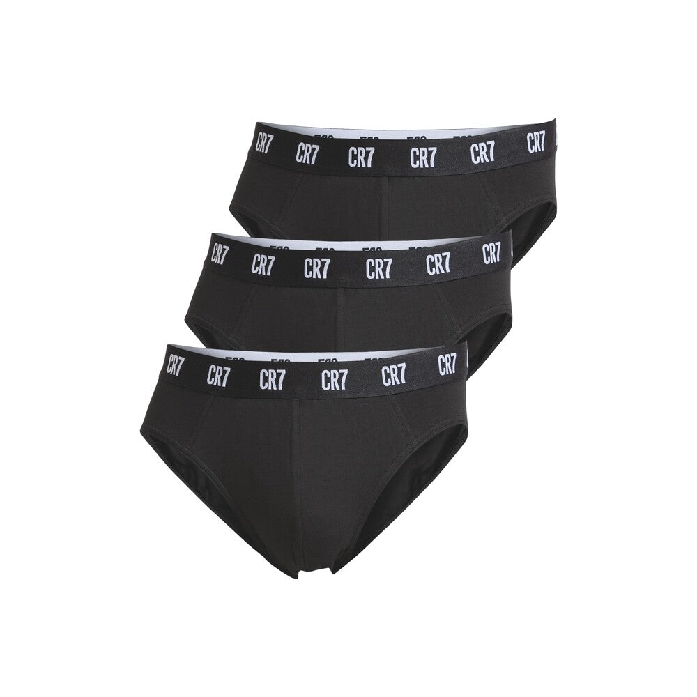 CR7 Lot de 3 Slips Noir