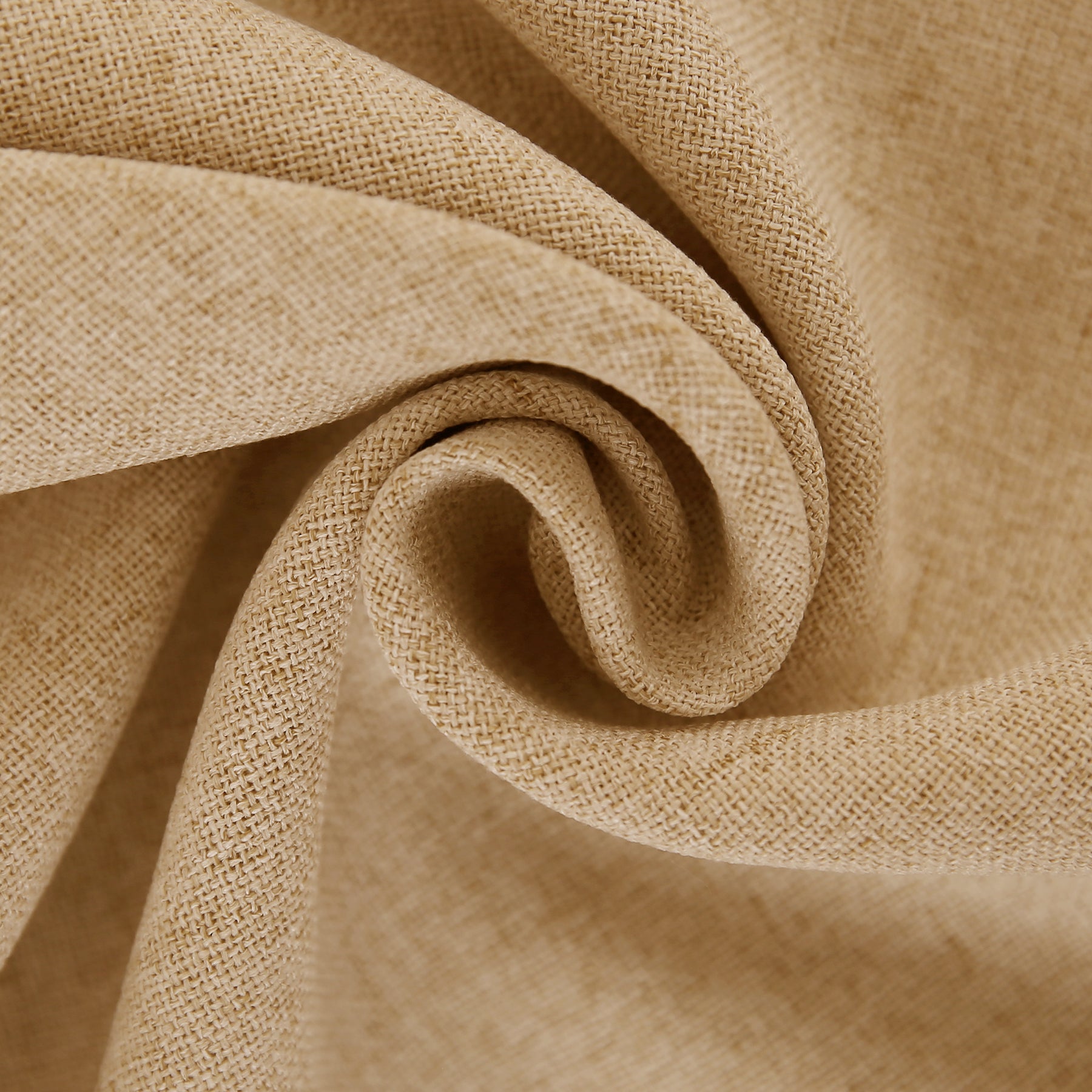 Deconovo housse de coussin en tissu aspect lin, coloris orange, 45 x 45 cm, 1 pièce