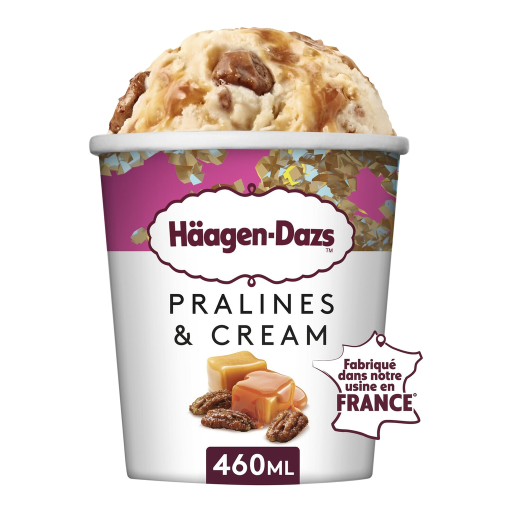 Häagen-Dazs Crème glacée crème pralinée 400 g