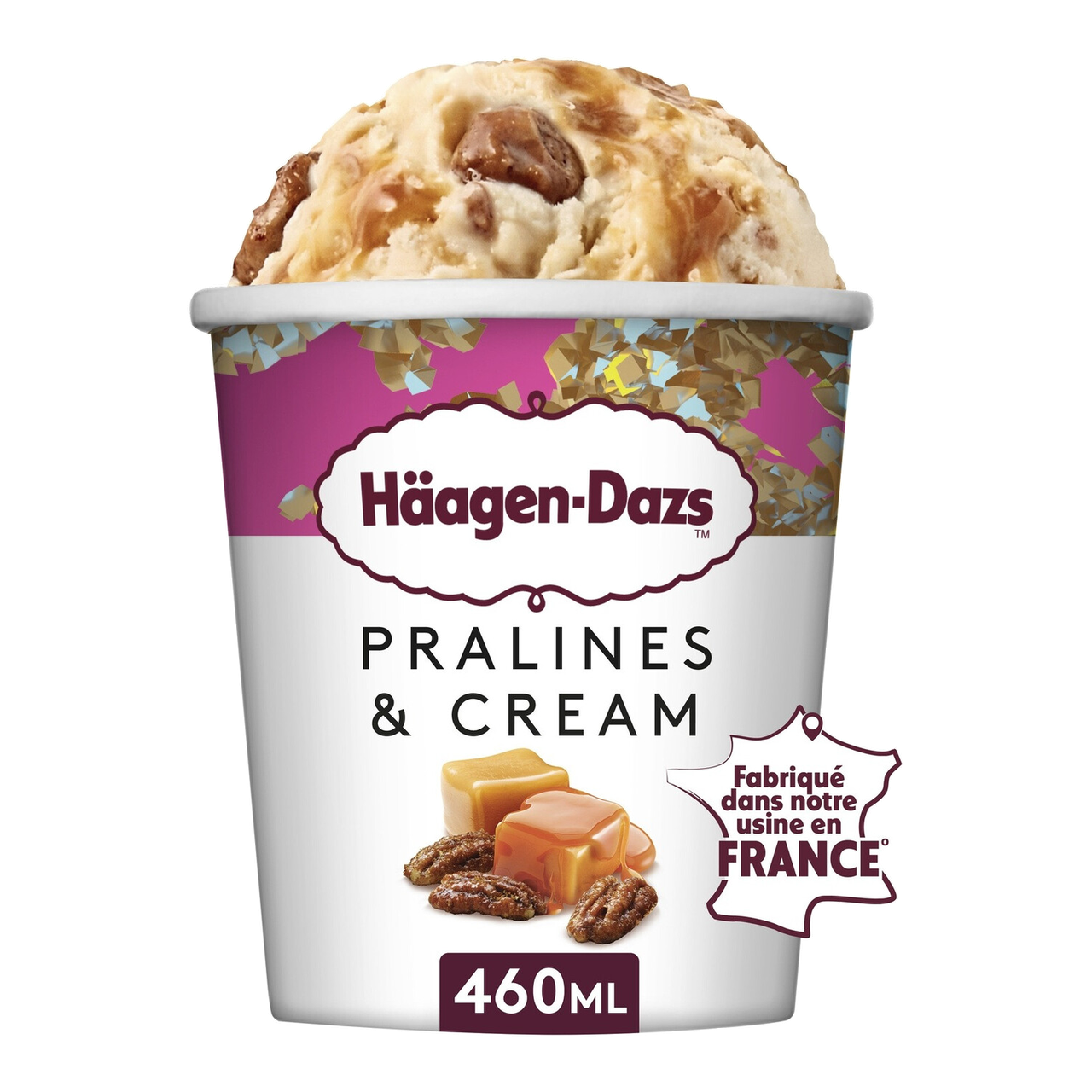 Häagen-Dazs Crème glacée crème pralinée 400 g