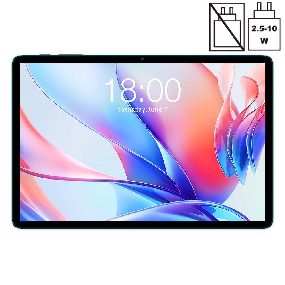 TECLAST P30 Tablette 10,1 pouces, processeur Unisoc T7200 octocœur, 4 Go + 8 Go RAM étendue, stockage 128 Go, extension carte TF 1 To, écran IPS 1280 x 800, Wi-Fi double bande, 6000 mAh