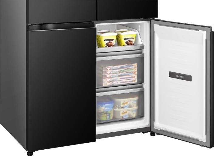 Hisense RQ768N4GBE Réfrigérateur américain Capacité 591 litres Classe E Noir