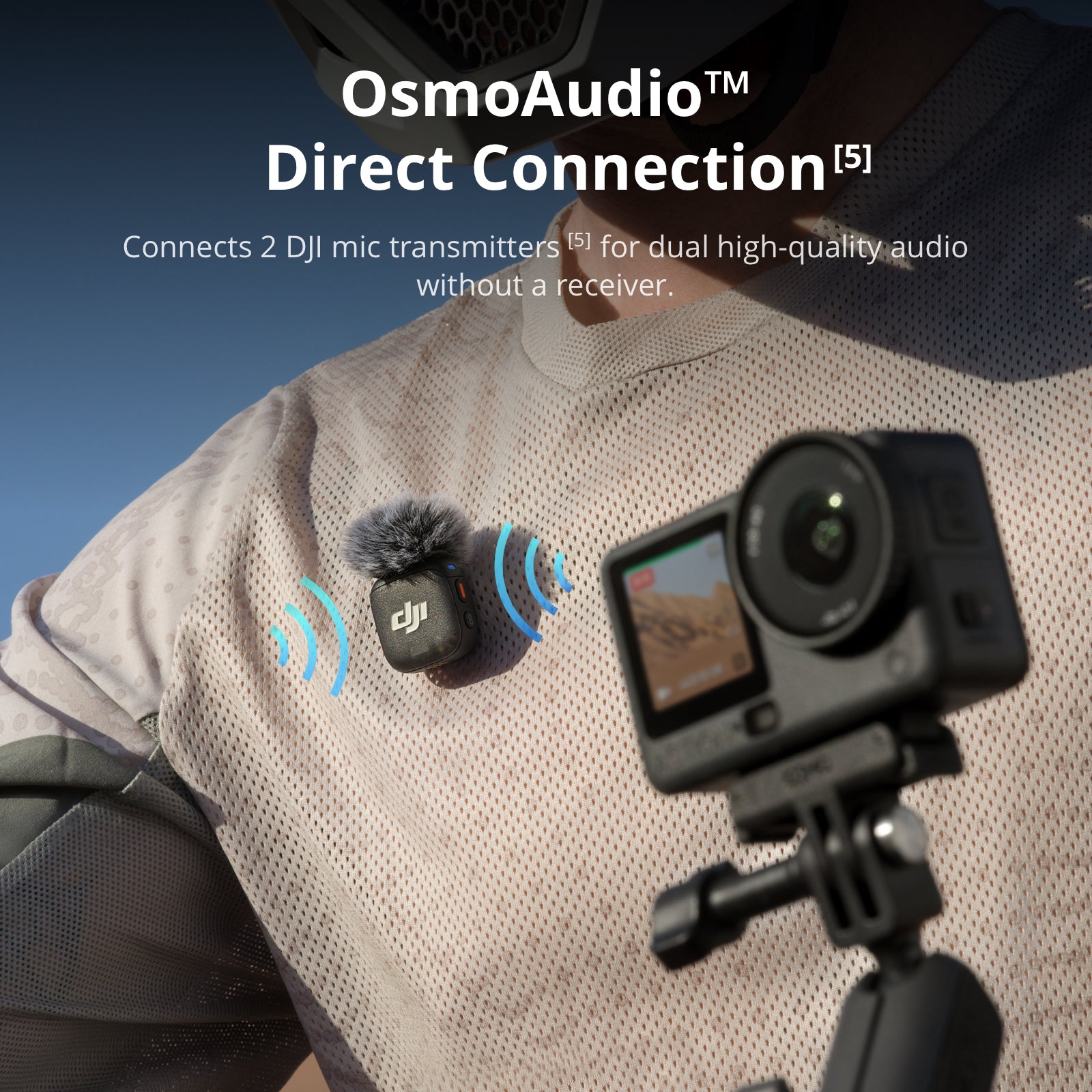 DJI Osmo Action 6 Pack standard Caméra d’action, Capteur carré 1/1,1″, Ouverture variable, 4K, Autonomie de batterie 4 h