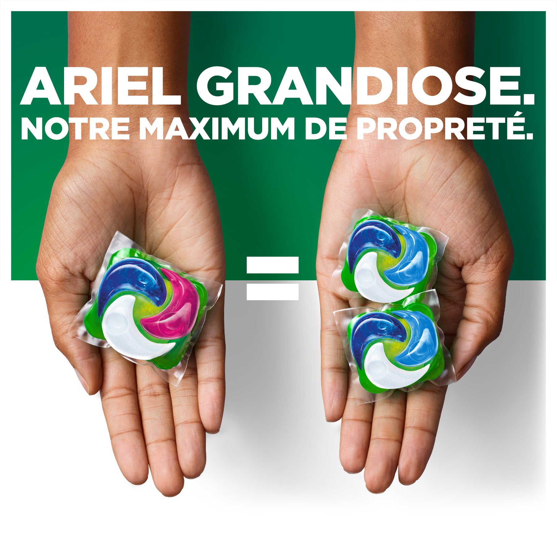 Ariel PODS® Grandiose Couleurs éclatantes 33 Doses Fabriqué en France