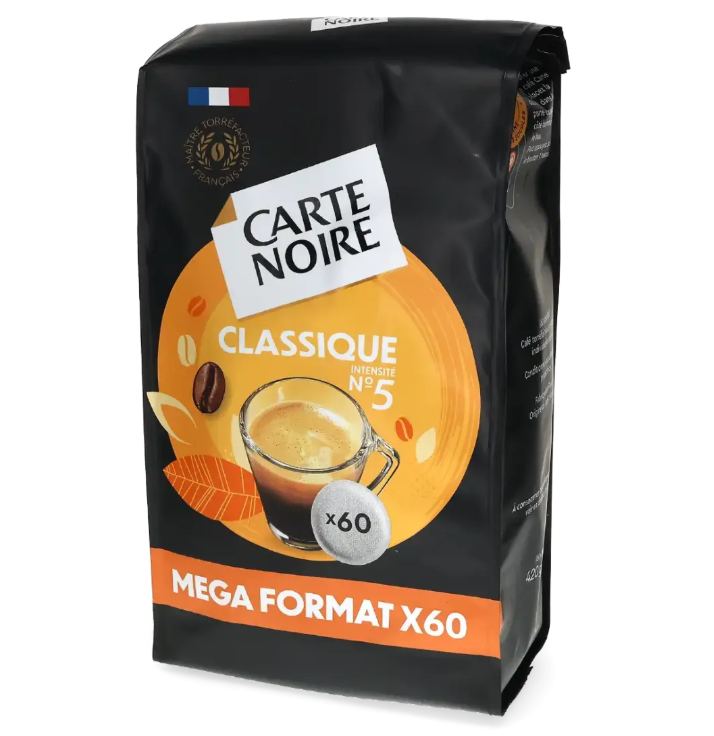 CARTE NOIRE Dosette Senseo Classique n°5 60 dosettes